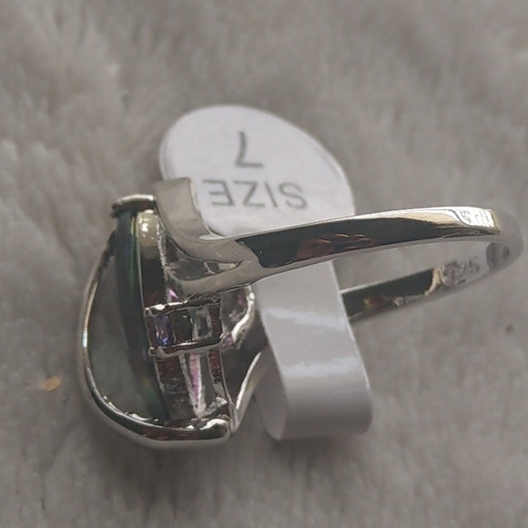 Ring ***NEW Rainbow Topaz w Amethyst - Picture 4 of 6